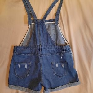 D. Jeans Blue Jean Shorts with Distressed Details